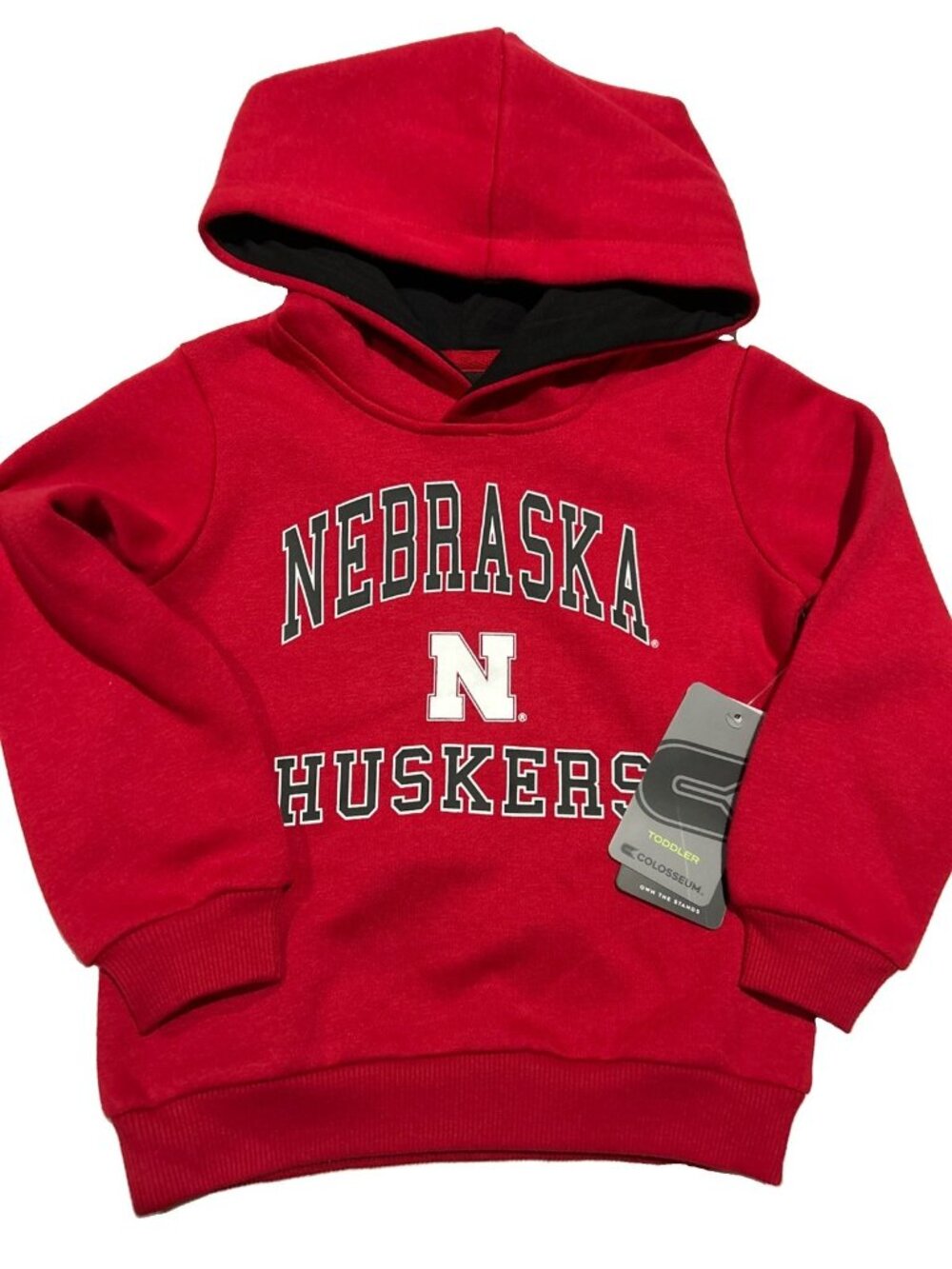 NEW Nebraska Cornhuskers Colosseum Athletics Hoodie Hooded Sweatshirt Boys 3T